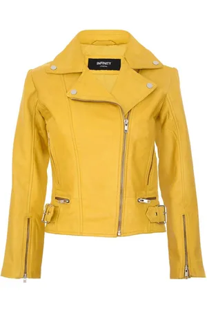 Infinity Womens Leather Biker Jacket-Stockholm - - 18