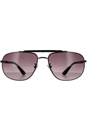 Police Rectangle Shiny Gunmetal Smoke Gradient 90041091 - One Size