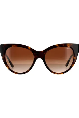 vogue Womens Cat Eye Grey Gradient Sunglasses - One Size