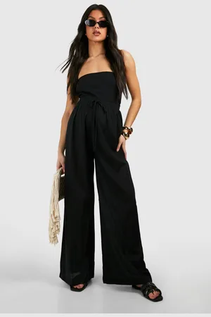 Boohoo Womens Maternity Linen Look Straight Leg Trouser - - 12