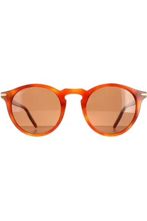 Serengeti Round Shiny Caramel Mineral Polarized Drivers Raffaele - - One Size
