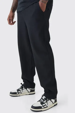 Boohoo Plus Elastic Waist Tapered Fit Pleated Trouser - - 5XL