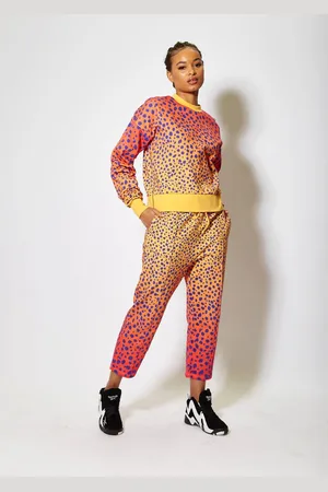 House of Holland Womens Vivid Cheetah Print Joggers - - S