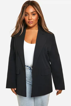 Boohoo Womens Plus Tailored Longline Blazer - - 18