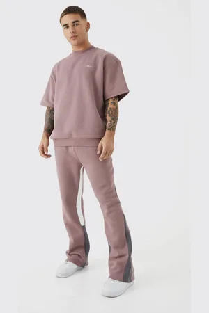 Boohoo Regular Fit Man Signature Tiger Half Sleeve Gusset Tracksuit - - M