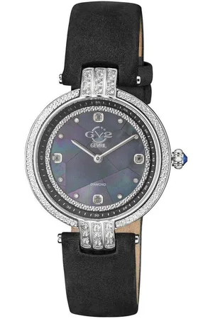GV2 by Gevril Womens Matera Mother of Pearl Dial 12800 Diamond Watch - One Size
