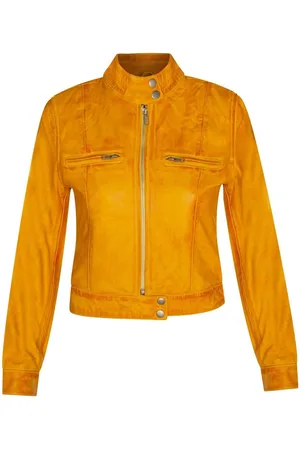 Infinity Womens Classic Leather Biker Jacket-Watford - - 12