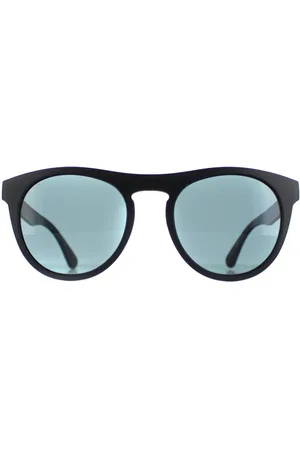 Serengeti Round Matte Saturn Polarized Petrol Blue Kingman - One Size