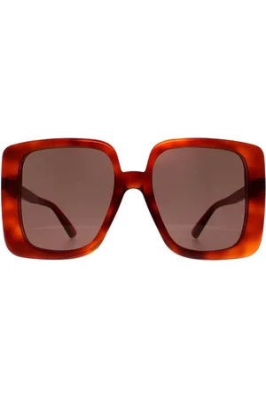 Gucci Womens Square Havana GG1314S - One Size