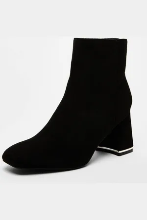Quiz Womens Faux Suede Ankle Boot - 3