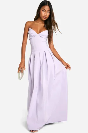 Boohoo Womens corset bengaline maxi skater dress - - 18