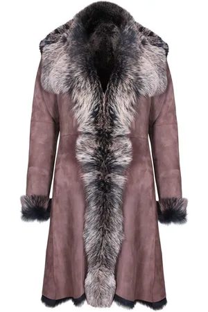 Infinity Womens Toscana Sheepskin Suede Trench Coat-Tbilisi - - 18
