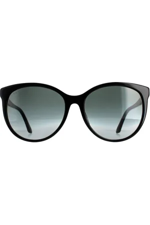 Gucci Womens Round Shiny Grey Gradient GG0729SA - One Size