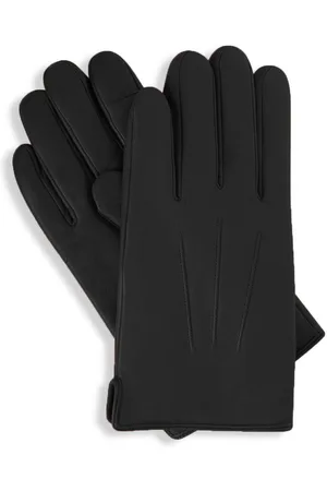 Barneys Originals Womens Gift Boxed Real Leather Gloves - - M/L