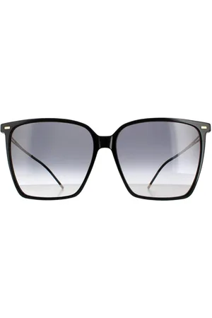 HUGO BOSS Womens Square Dark Grey Gradient BOSS 1388/S - One Size