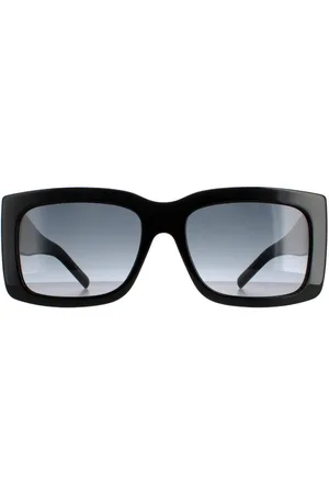 HUGO BOSS Womens Rectangle Dark Grey Gradient BOSS 1454/S - One Size