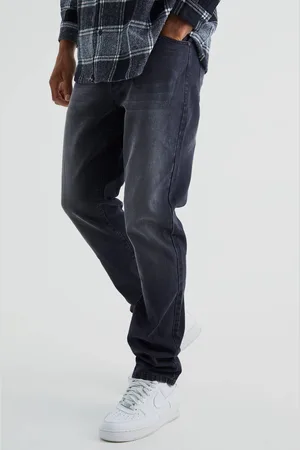 Boohoo Tall Straight Rigid Jeans - - 40