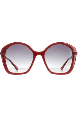Chloé Womens Square Dark Grey Gradient CH0003S - One Size