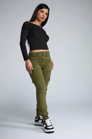 PixieGirl Womens Petite Cargo Skinny Jeans - - 18