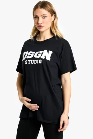 Boohoo Womens Maternity Dsgn Studio T-Shirt & Legging Set - - 16