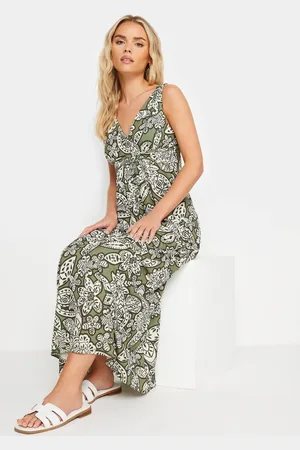PixieGirl Womens Petite Floral Print Maxi Dress - - 14