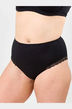 Oola Lingerie Womens Super Soft Cotton High Waist Support Knicker - - 14-16