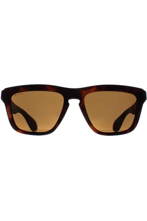 Gucci Rectangle Havana GG1571S - One Size