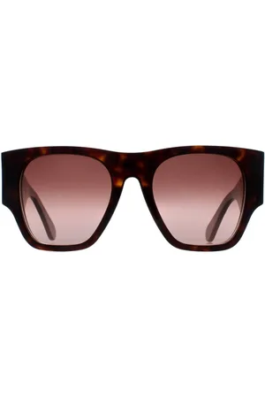 Chloé Womens Square Dark Havana Gradient CH0233S - One Size