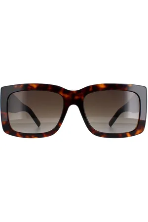 HUGO BOSS Womens Rectangle Havana Gradient BOSS 1454/S - One Size