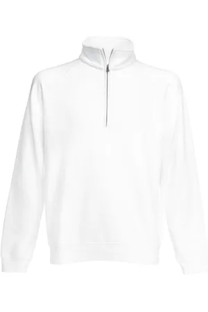 Fruit Of The Loom Zip Neck Sweatshirt - - M