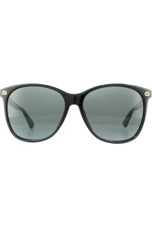 Gucci Womens Round Grey Sunglasses - One Size