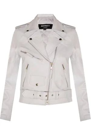 Infinity Womens Cowhide Leather Biker Jacket-Mansfield - - 22