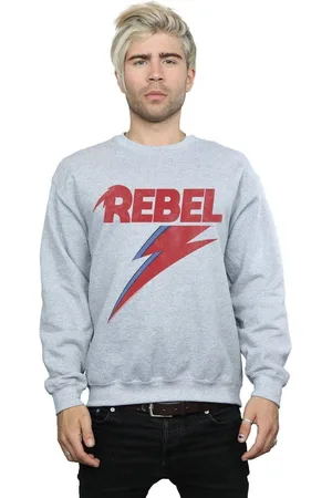 David Bowie Distressed Rebel Sweatshirt - - 4XL