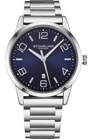 Stuhrling Directive Classic Quartz 42mm watch with Stainless Steel Bracelet - - One Size