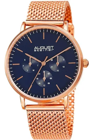 August Steiner AS8255 Casual Watch Round Case - - One Size