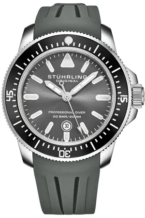 Stuhrling Maritimer 935 Quartz 43mm Diver Watch - - One Size