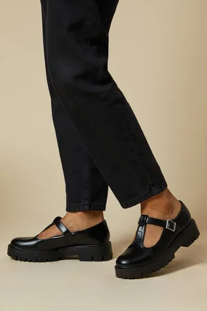Dorothy Perkins Womens Faith: Naevias Chunky T-bar Mary-jane Shoes - - 3