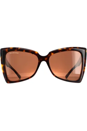 Balenciaga Womens Fashion Havana BB0174S - One Size