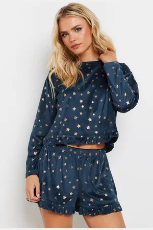 PixieGirl Womens Petite Luxe Fleece Pyjama Set - - 12-14