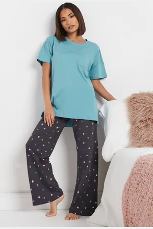 PixieGirl Womens Petite Star Print Pyjama Set - - 10-12