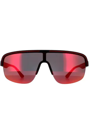 Police Semi Rimless Matte Dark Multilayer Red 90041091 - One Size