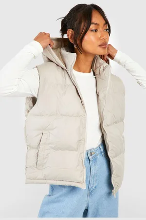 Boohoo Womens Hooded Gilet - - 10