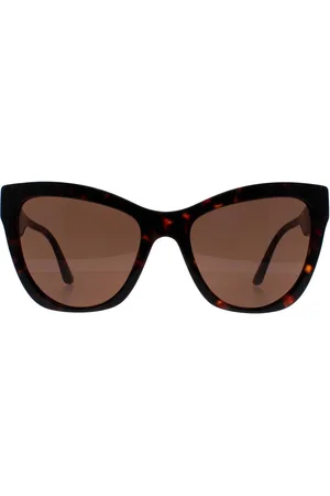 VERSACE Womens Cat Eye Havana Pattern Dark VE4417U - One Size