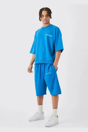 Boohoo Oversized Boxy Half Sleeve Short Tracksuit - - S