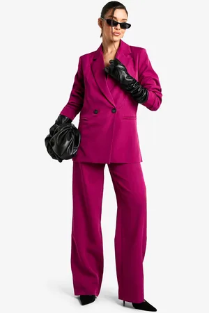 Boohoo Womens Tailored Straight Leg Trouser - - 8