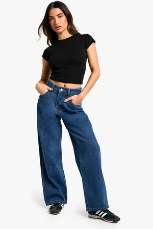 Boohoo Womens Petite Basics Boyfriend Jean - - 10/28L