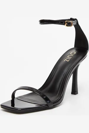 Quiz Womens Faux Leather Barely There Heels - 8