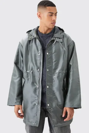 Boohoo Liquid Metallic Parka - - XL
