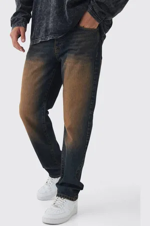 Boohoo Straight Leg Tinted Jeans - - 32R