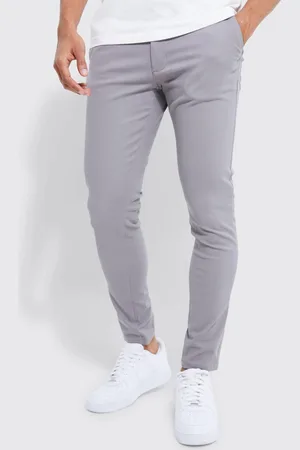 Boohoo Fixed Waist Skinny Chino Trouser - - 30